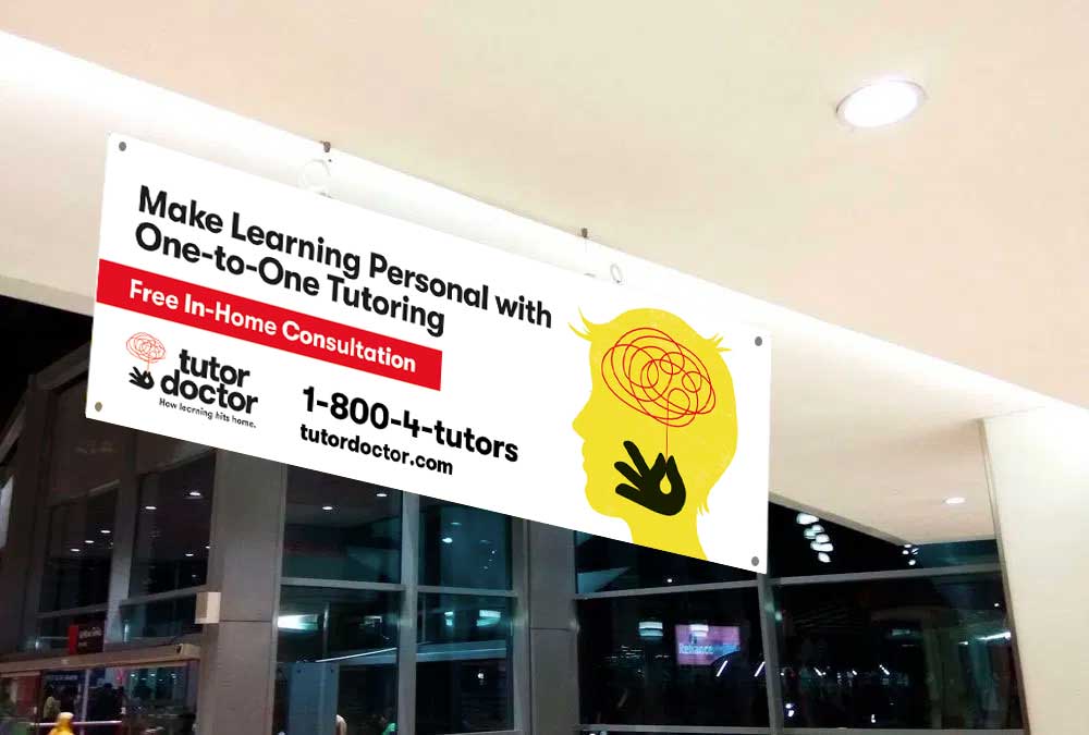 Hanging Banner - Making Learning Personal - White