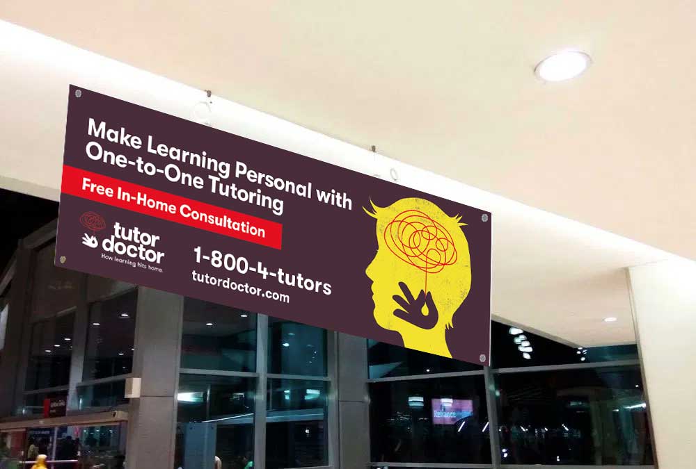 Hanging Banner - Making Learning Personal - Purple
