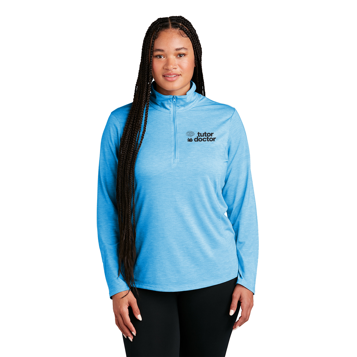 Sport-Tek ® Ladies PosiCharge ® Tri-Blend Wicking 1/4-Zip Pullover