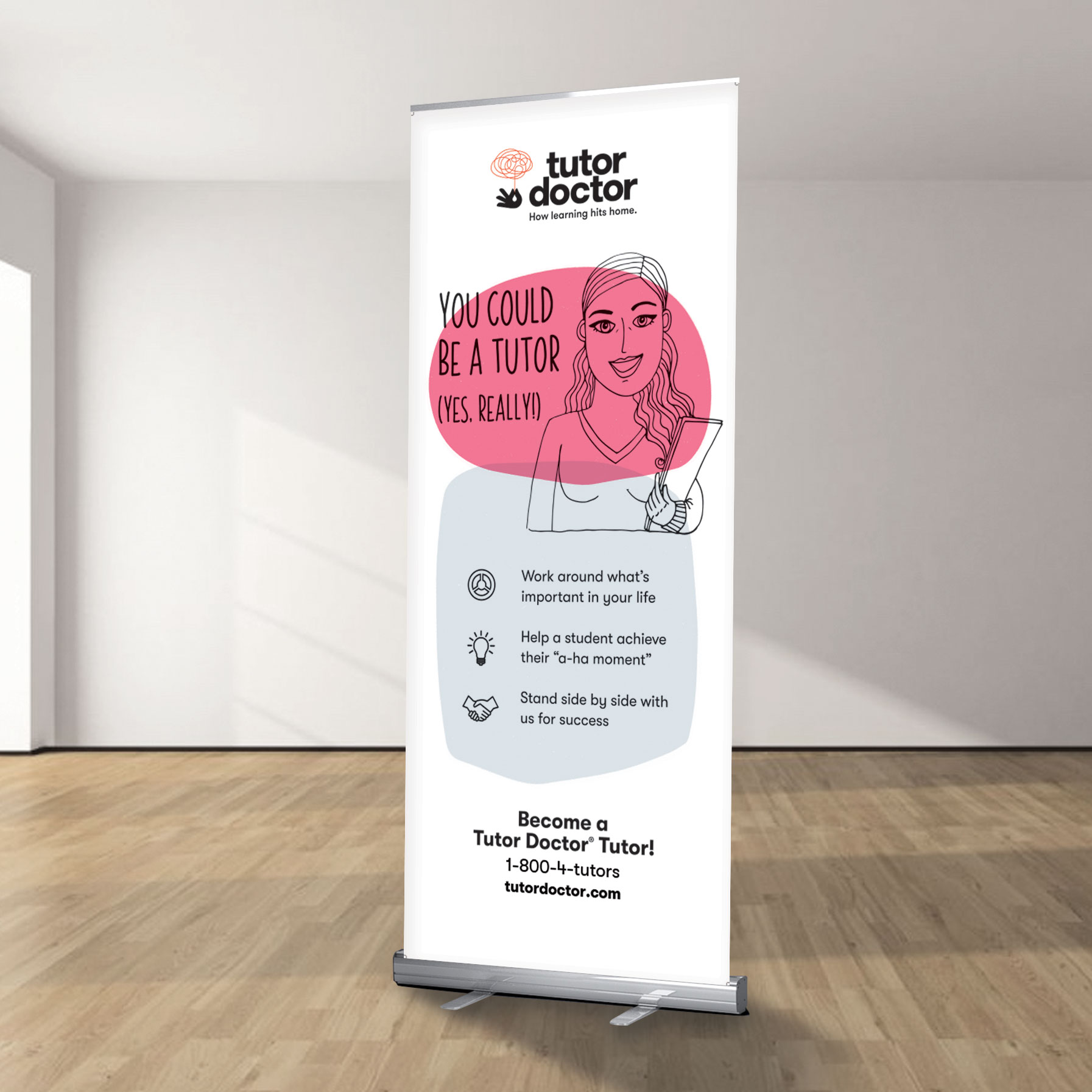 Recruitment - You Could Be A Tutor Retractable Banner