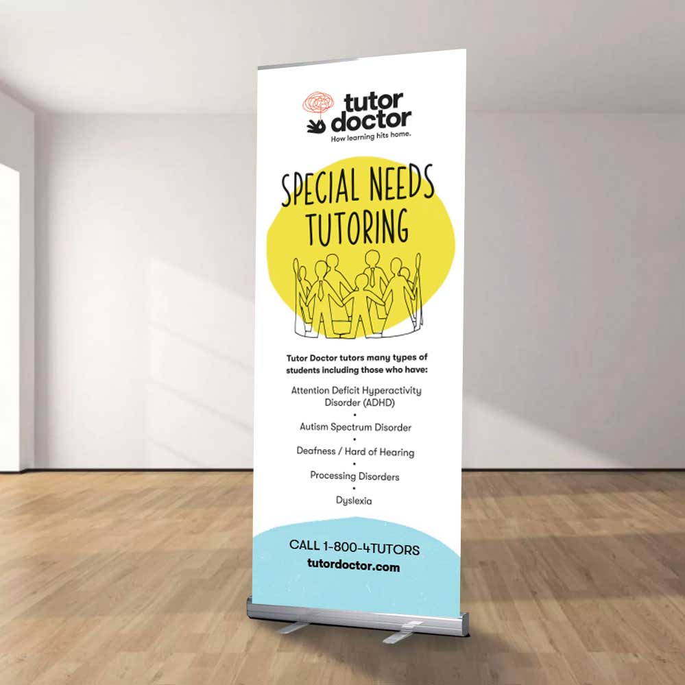 Tutoring - Special Needs - Retractable Banner